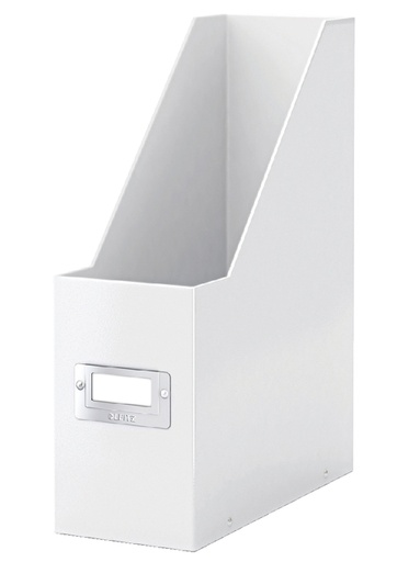 [531107] Tijdschriftencassette Leitz WOW click & store gerecycled karton wit