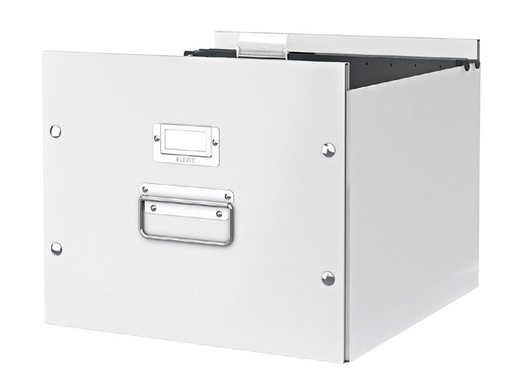 [531105] Hangmappenbox Leitz click & store WOW gerecycled karton 357x285x367mm wit