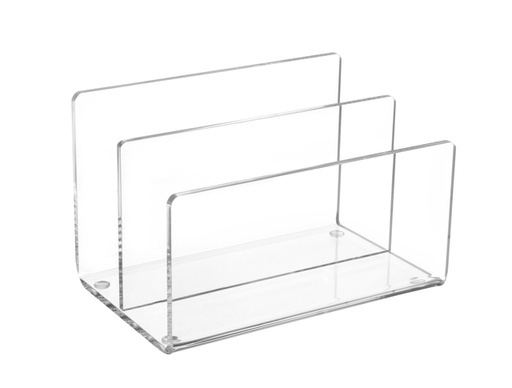 [105993] Trieur de bureau MAUL 2 compartiments 150x100x100mm acryl