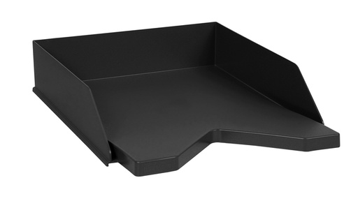 [390316] Corbeille à courrier Quantore noir 100% recyclé