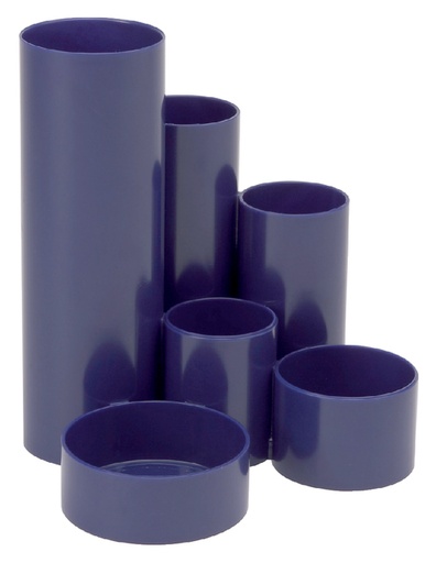 [105987] Organiseur MAULtubo 6 compartiments Ø150x125mm bleu
