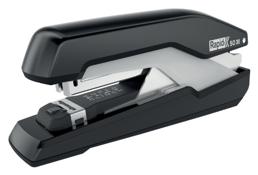 [301192] Agrafeuse Rapid S30 Bande complète 30 feuilles 24/6 noir/gris