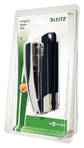 [303031] Bureaunietmachine Leitz NeXXt metalen 30 vel zwart blister