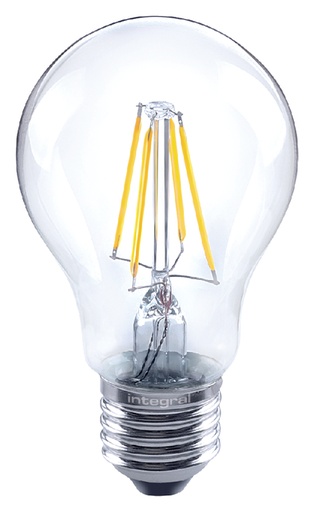 [890631] Lampe LED Integral E27 4,2W 2700K blanc chaud 470lumen