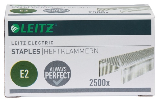 [306418] Agrafes Leitz E2 zingué 2500 pièces