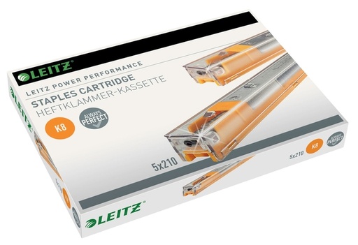 [306092] Agrafes Leitz cassette K8 26/8 zingué 1050 pièces