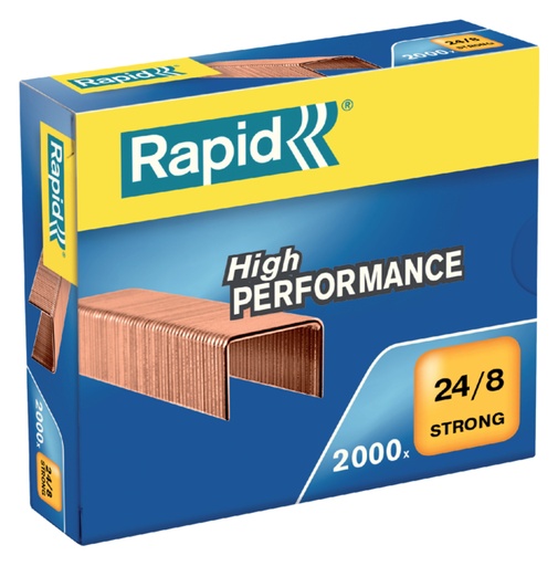 [306088] Agrafes Rapid 24/8 cuivré strong 2000 pcs