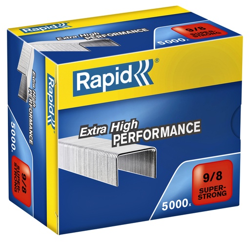 [306208] Agrafes Rapid 9/8 galvanisé super strong 5000 pcs