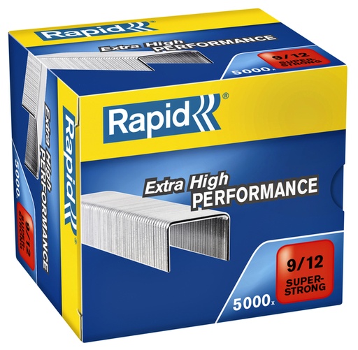 [306212] Nieten Rapid 9/12 gegalvaniseerd super strong 5000 stuks