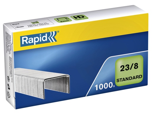 [306015] Agrafes Rapid 23/8 galvanisé standard 1000 pièces