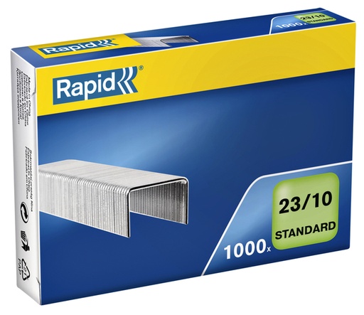 [306016] Agrafes Rapid 23/10 galvanisé standard 1000 pièces