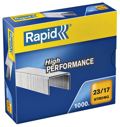[306019] Agrafes Rapid 23/17 galvanisé strong 1000 pièces