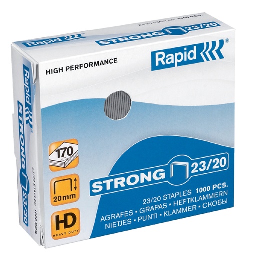 [306020] Nieten Rapid 23/20 gegalvaniseerd strong 1000 stuks