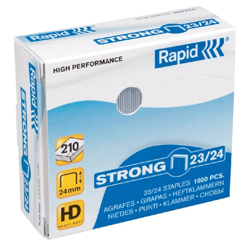 [306021] Agrafes Rapid 23/24 galvanisé strong 1000 pcs