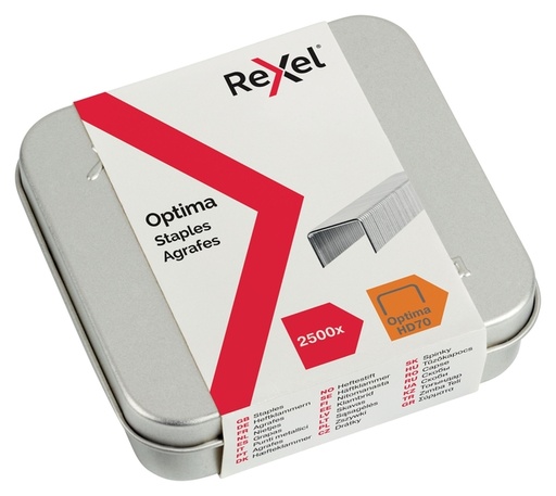 [306023] Agrafes Rexel Optima  n°70HD galvanisé 2500 pièces