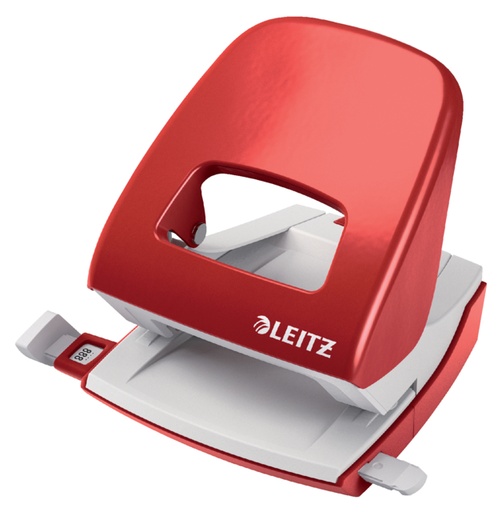 [310322] Perforateur Leitz 5008 NeXXt métal 30 feuilles rouge