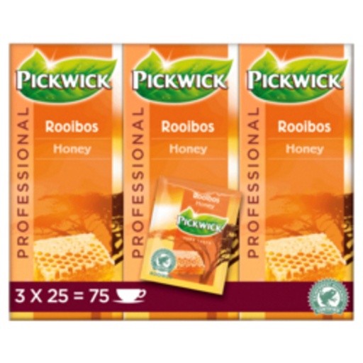 [890381] Thee Pickwick rooibos honey 25x1.5gr