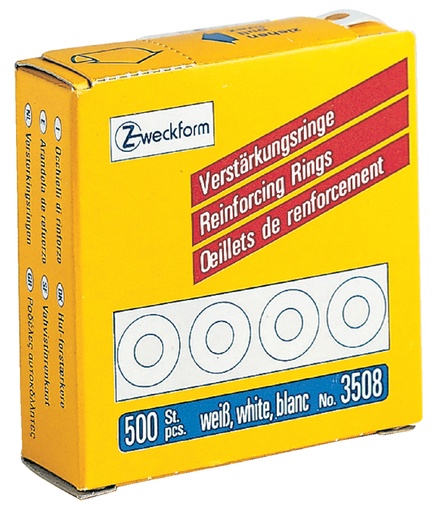 [811048] Versterkingsringen Avery 3508 13mm wit 500 stuks