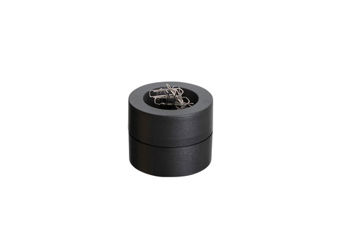 [315021] Papercliphouder MAUL Pro magnetisch Ø73mmx60mm zwart
