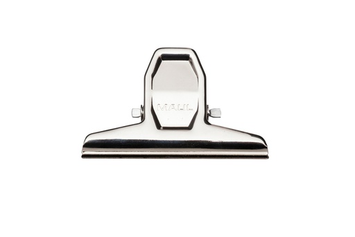 [316652] Papierklem MAUL Pro 75mm capaciteit 20mm zilver 2 stuks