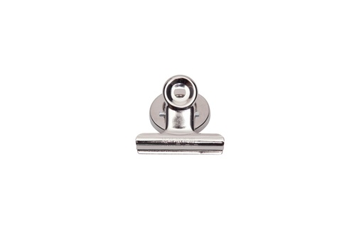 [316650] Papierklem MAUL Bulldog met magneet 40mm zilver 2 stuks