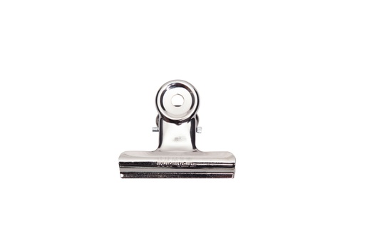 [316647] Pince à papier MAUL Bulldog 50mm capacité 20mm argent 10 pièces