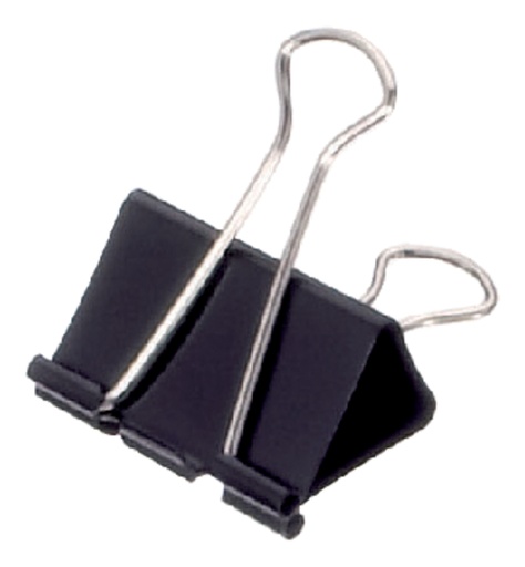 [316626] Papierklem MAUL 213 Foldback 40mm zwart 12 stuks