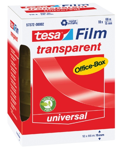 [800535] Plakband tesafilm® 66mx15mm transparant