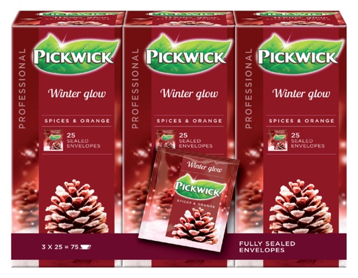 [890383] Thee Pickwick winter glow 25x2 gr met envelop