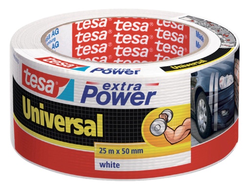 [800262] Duct tape tesa® extra Power Universal 25mx50mm wit