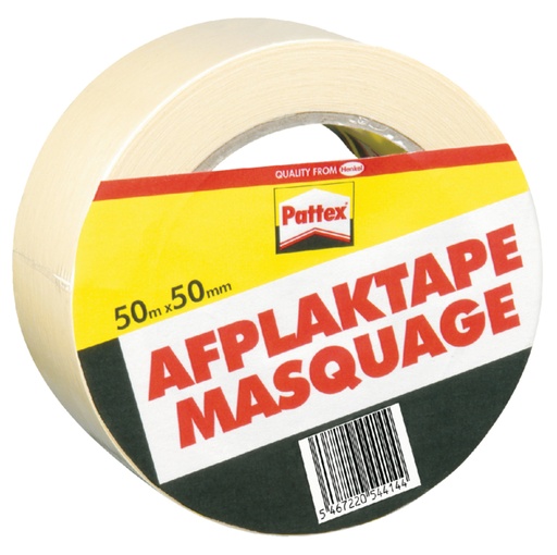 [870026] Afplaktape Pattex 50mmx50m creme