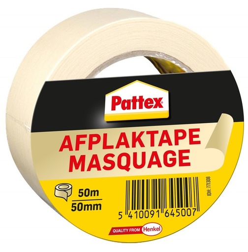 [870026] Ruban de masquage Pattex 50mmx50m crème