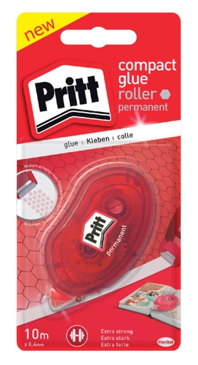 [836073] Lijmroller Pritt Compact permanent 10m op blister