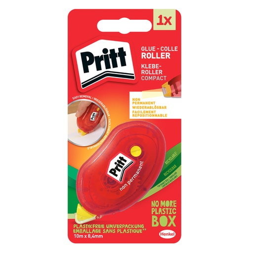 [836078] Lijmroller Pritt Compact non permanent 10m op blister