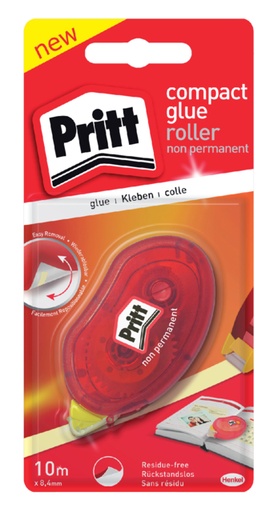 [836078] Lijmroller Pritt Compact non permanent 10m op blister