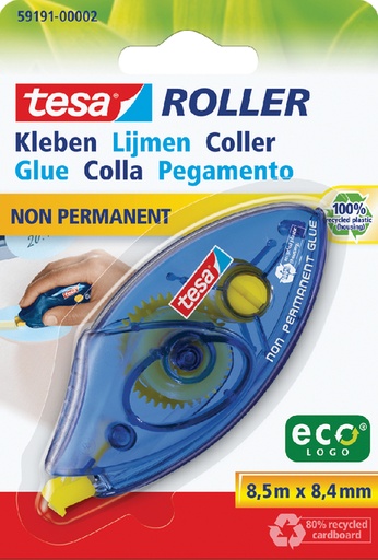 [836088] Lijmroller tesa® ecoLogo® niet permanent op blister