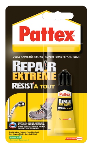 [836239] Colle de réparation Pattex Repair Extreme tube 8g blister