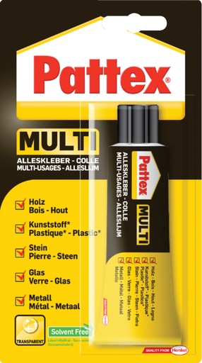 [836043] Colle multi-usages Pattex Multi tube 50g blister