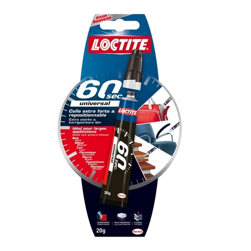 [836228] Colle universelle Loctite 60 secondes tube 20g