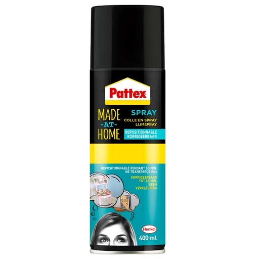 [836244] Lijmspray Pattex hobby spuitbus non-permanent 400ml