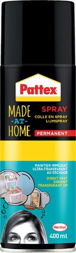 [836245] Colle Pattex Hobby aérosol permanent 400ml