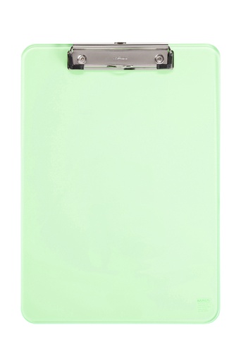 [316079] Klembord MAUL A4 staand transparant PS neon groen