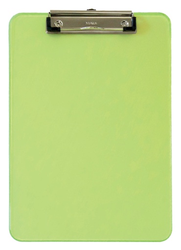[316079] Porte-bloc MAUL A4 portrait PS transparent néon vert