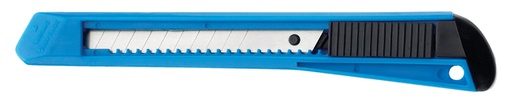 [337140] Cutter Westcott Office 9mm curseur coulissant bleu
