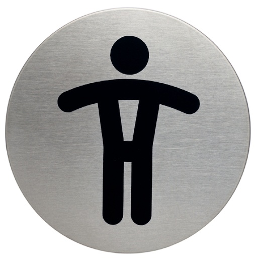 [921353] Infobord pictogram Durable 4905 wc heren rond 83Mm