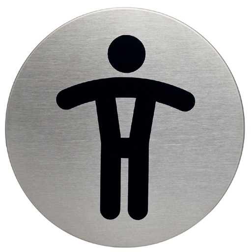 [921353] Pictogramme Durable 4905 Toilettes hommes rond 83mm