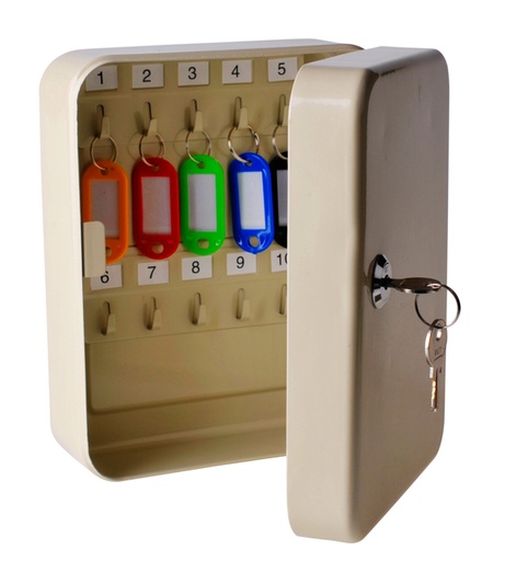 [327801] Armoire à clés Qbasic 20 crochets 200x160x60mm