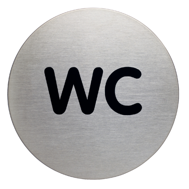 Pictogramme Durable 4907 WC rond 83mm