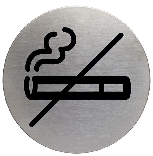 [921359] Pictogramme Durable 4911 Zone non-fumeur rond 83mm