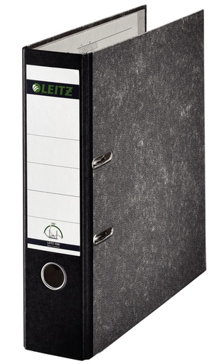 [502453] Classeur à levier Leitz 1082 180° Folio 80mm carton noir